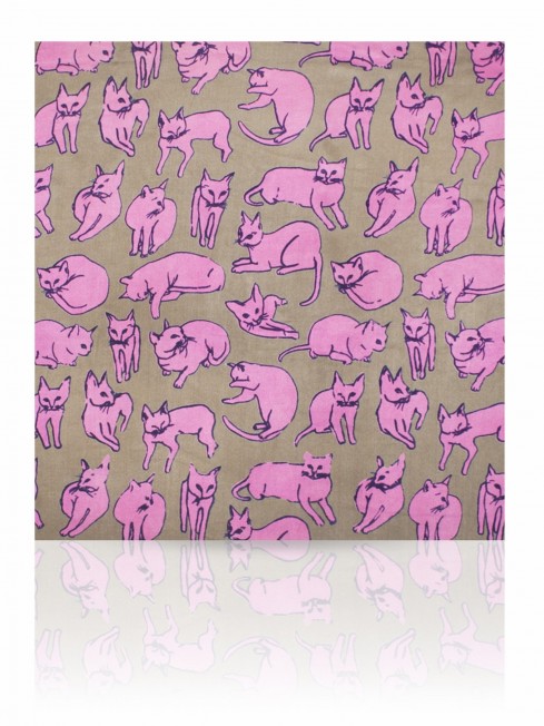 Платок Женский SS.KV-CATS/TAUPE